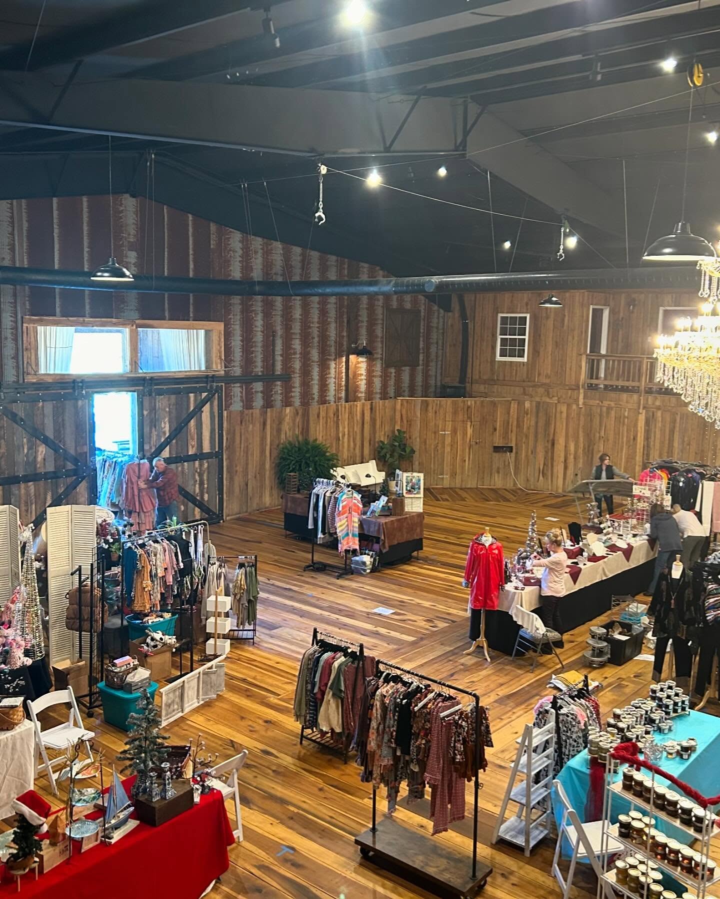 vendor market at event venue