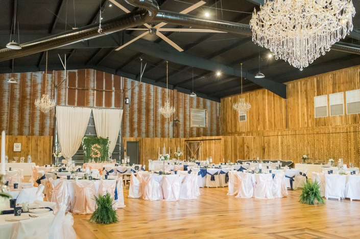 70287977_3543335049025737_2728020212598177792_o-251970.705 rustic wedding venue with chandeliers